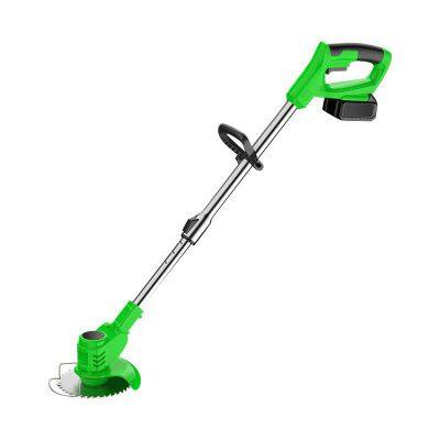 Cordless Electric Grass Trimmer, Lithium Battery Powered, Portable Handheld Weed Eater, Multi-Functional Home Garden Lawn Mower