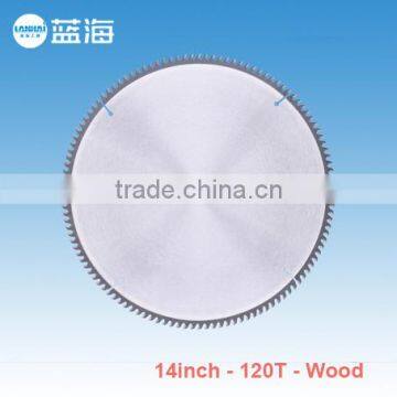 14''-120T Professional wood TCT circular cutting saw blade