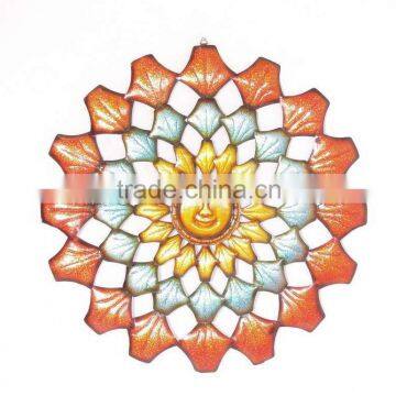 2015 New Sales China Metal Home Wall Hanging Sun Face Wall Decor