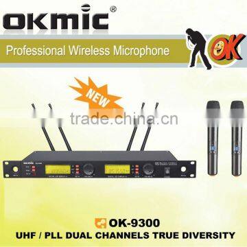 OK-9300 Dual Channels/UHF PLL 32/96 ,True Diversity