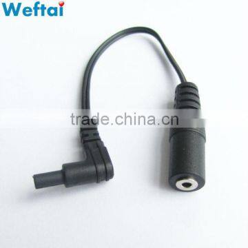 6inch TENS Accessories Cable 90 angle 4mm To 2.5mm Adapter