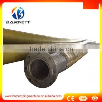 ss cover protected 250mm flexible tanker barge oil discharge hose