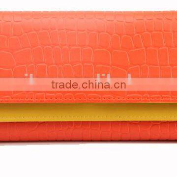 Crocodile Leather Trifold Ladies Purse,ladies Wallet photo-3