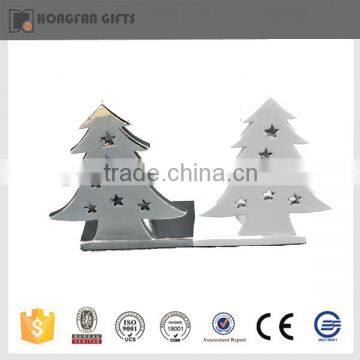 2015 new product tree shape ceramic modern candle holder