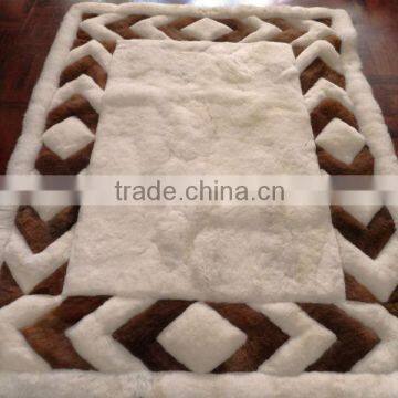 Alpaca Rug Carpet Bedspread 66x51" Peru