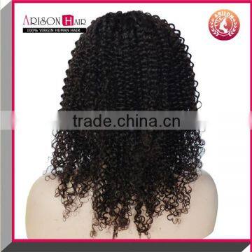 Cheap Afro Kinky Curl U Part Wig Virgin Indian Hair