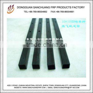 carbon fiber rectangular tube used for toy aircraft tail pipe