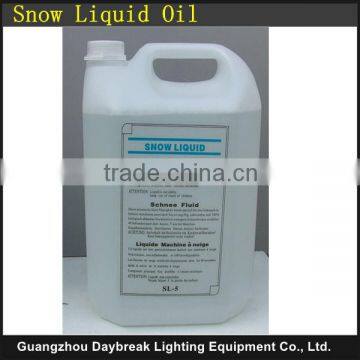 Stage part snow machine fluid oil 5L no pollution , CE , snow liquid snow oil