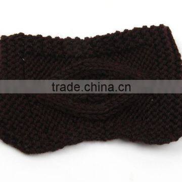 Hand Knitting Eye Style Warm Keeping Fashion Lady Headband Hairband For Women