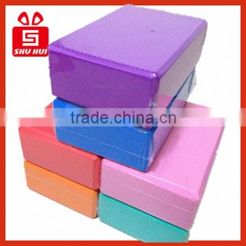 eco safe non toxic yoga block/high density exercise yoga block/body exercise yoga block