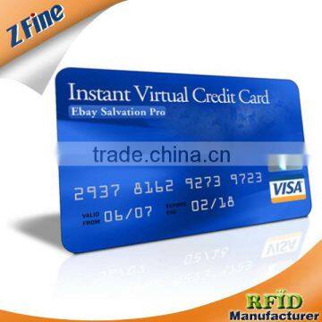 HOT!!!!plastic pvc vip card/pvc busniess card /smart card with magnetic stripe and signature panel in ShenZhen