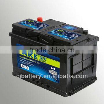 Korean Maintenance Free Automic 12V70Ah 6-QW-70 Battery for Car