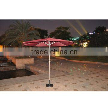 Beach Umbrella Hand Open Personalized Light Led Circular Roman Outdoor Umbrella photo-2