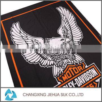 Superior Hand Block Polyester Viscose Badge Print Fabric photo-4