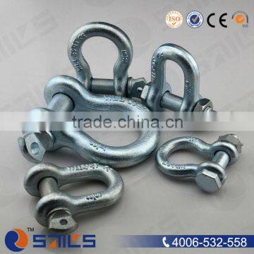 C1045 Drop Forged Electric galvanized safety shackle