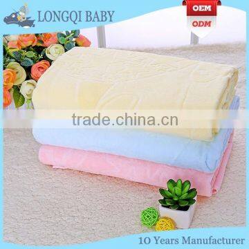 BB-MD-004 Longqi Baby Supplies 100% Cotton Velvet Pile Blanket photo-5