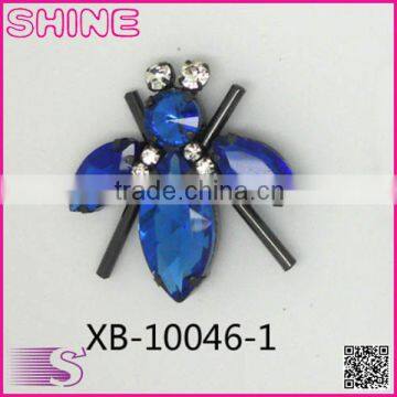 Rhinestone crystal cute vivid animals leaves fashionable Exquisite Customize handmade garment accessories