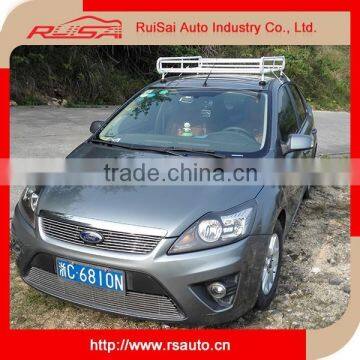 Powder Coated Aluminum Cargo Basket Universal Roof Rack photo-5