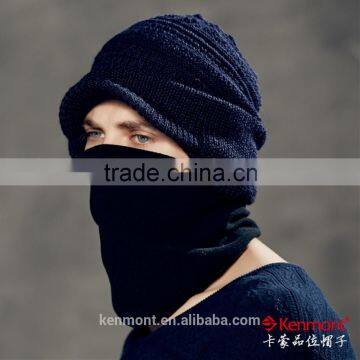 Unique design plain OEM & ODM cheap mens wool knitted beanie hat