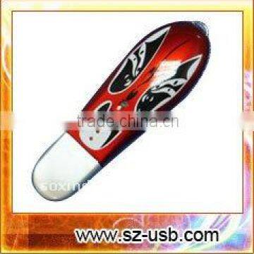 2011promotional Plastic Beijing Opera Face USB flash driver