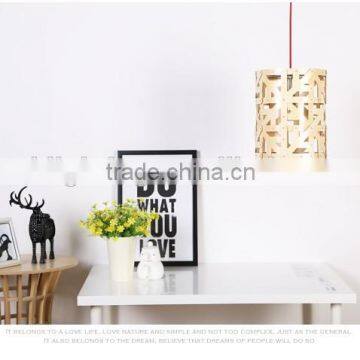 LED Pendant Light JK-8005B-22 Home Indoor Lighting Wooden Frame Fancy Industrial Hanging Pendant Light photo-5
