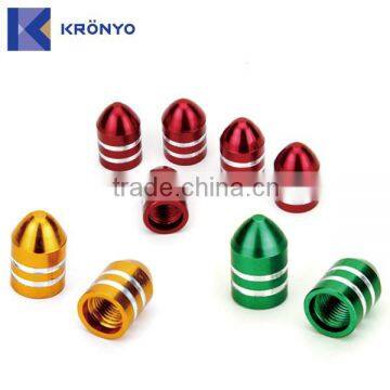 KRONYO tubeless car tire valve cap aluminum tyre valve cap
