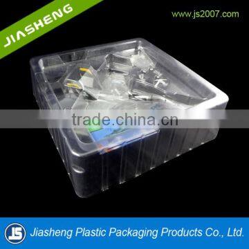 clear toy blister packaging box for plastic toy plane