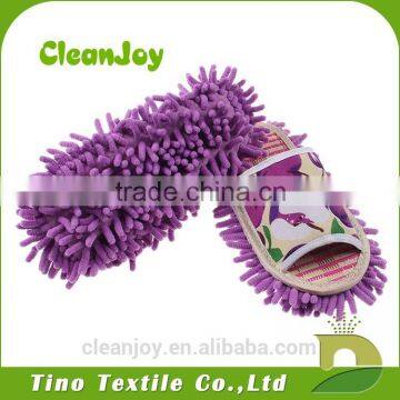 Bamboo look floor tiles Indoor cleaning slipper