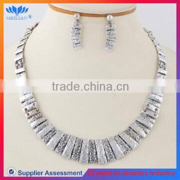 2014 Hot Selling High Quality Fashion Cheap Yiwu Silver Jewelry Set