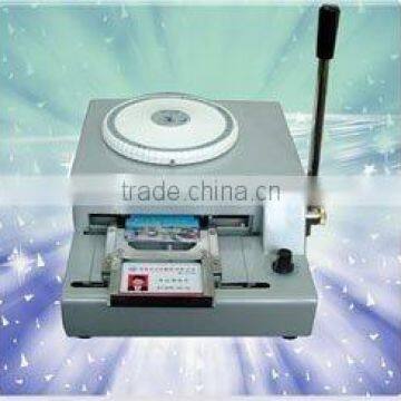 manual pvc card embosser