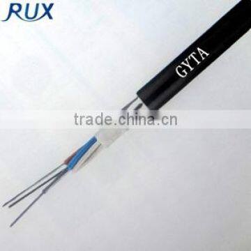 24 core Single model central tube fiber conductor GYTA fiber optic cable price