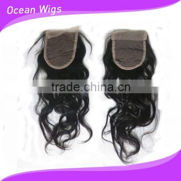 free parting lace closure, fashion curly, nautral color