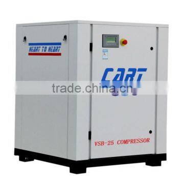 Variable frequency screw air compressor 18.5KW 25HP belt drive high efficiency industrial machine