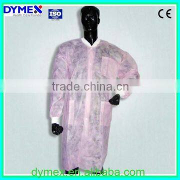 Anti Bacterial White Medical Lab Coat for Hospital