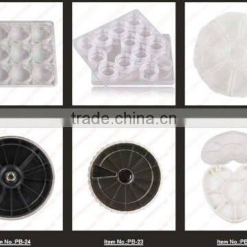 whole sale empty wheel rhinstone wheel /empty box/ nail art / storage box/ french tips case 8710