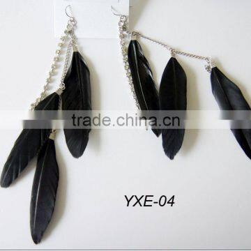 Feather to make earrings