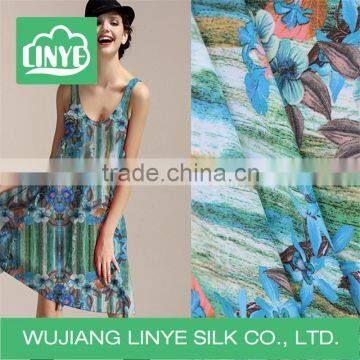 cheap 100% polyester printed chiffon fabric