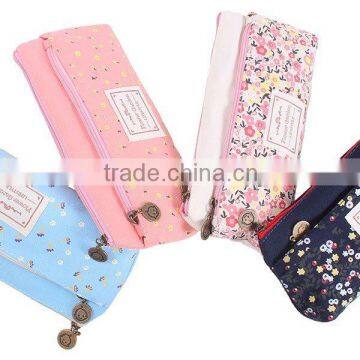 Multifunctional pencil/pen case bag pouch cosmetic makeup bag case