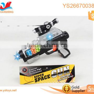 Party game toy assemble plastic toy gun laser toy gun