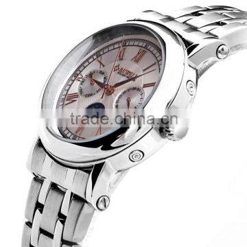 Unisex wrist watches automatic luxury design moon phase movement watch