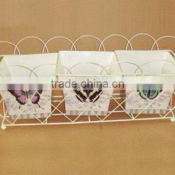 Hot Sale Beautiful Butterfly Plant Stand for Home&Garden Decoration