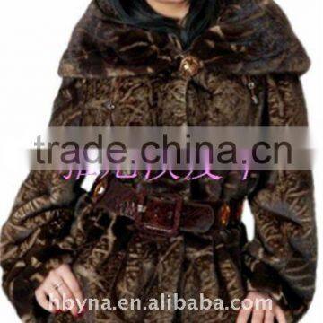 Lady's New Fashionable Coat With Two Different Clolors of 2011-2012