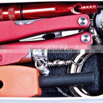 2016 New Camping Emergency Tool set SOS Survival Kits 45 in 1 SOS survival kits