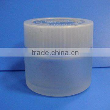 New product wholesale frosted glass bottle cosmetic jar