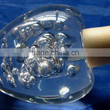 synthetic acrylic bottle cap stopper with exhaust channel