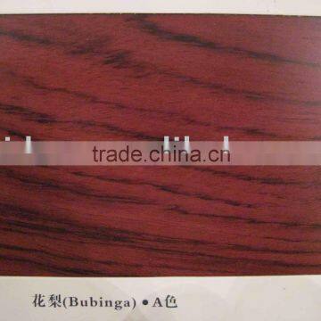 Door finish Bubinga-light