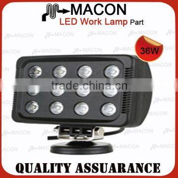 heavy equipment 36W led construction work light for road vehicle atvs trucks