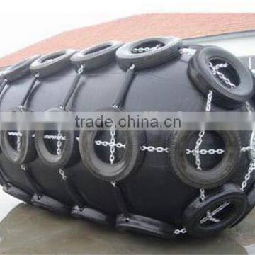 Ship protective black fender, floating pneumatic rubber fenders