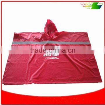 heavey duty pvc Industrial High visibility rainponcho