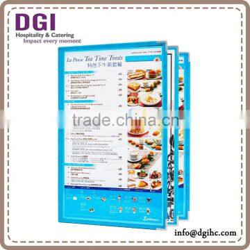 restaurant equipment supplies Hong Kong restaurant equipment supplies provided high quality A4 dessert real leather menu cover